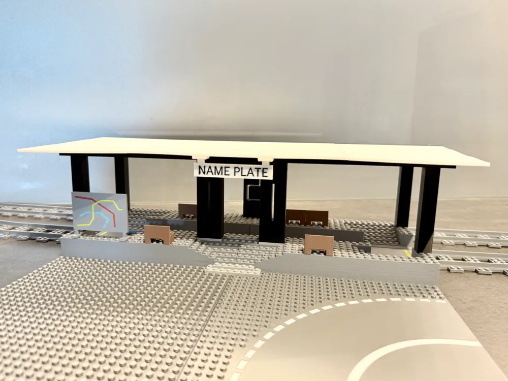 Brick City - train platform by JA_PROCHAZKA MakerWorld: Download Free ...