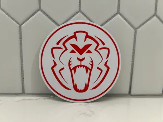 Max Verstappen F1 Logo Coaster