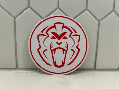 Max Verstappen F1 Logo Coaster