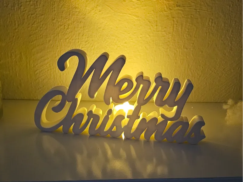 Merry Christmas Schriftzug