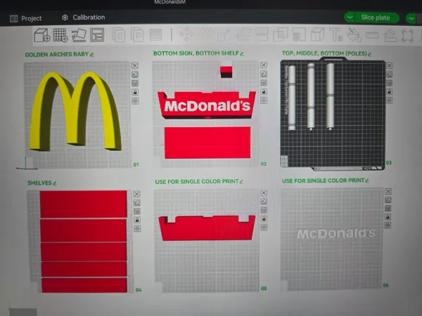 Étagère façon McDonald's