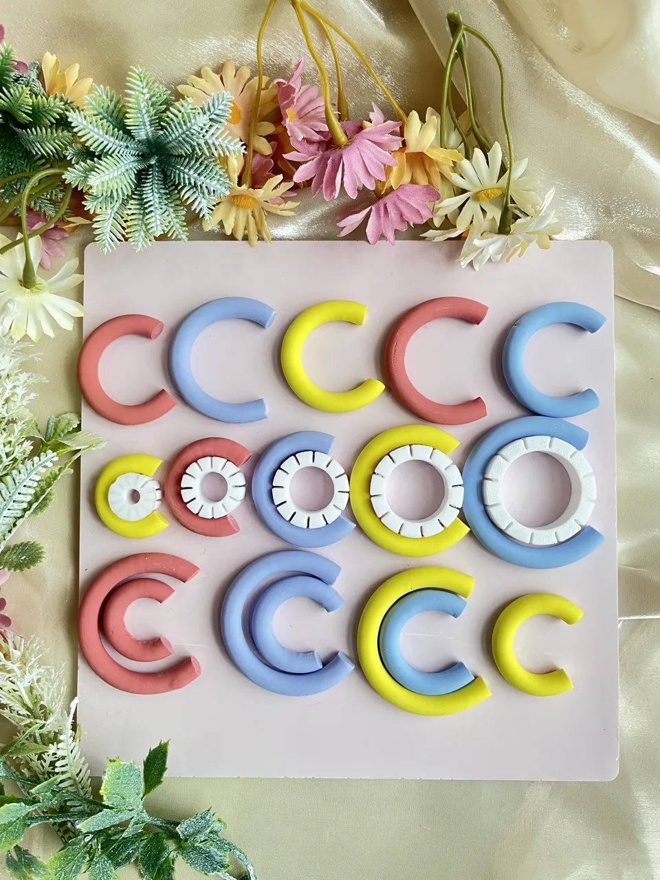 Earring hoop cutter polymer clay cutters view 2