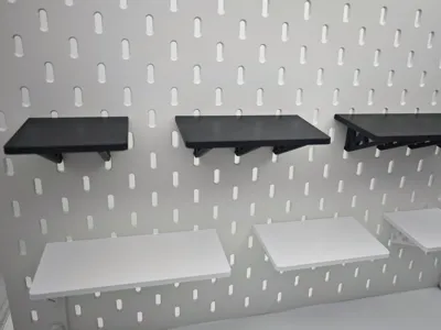 Flat tray - for IKEA Skadis pegboard