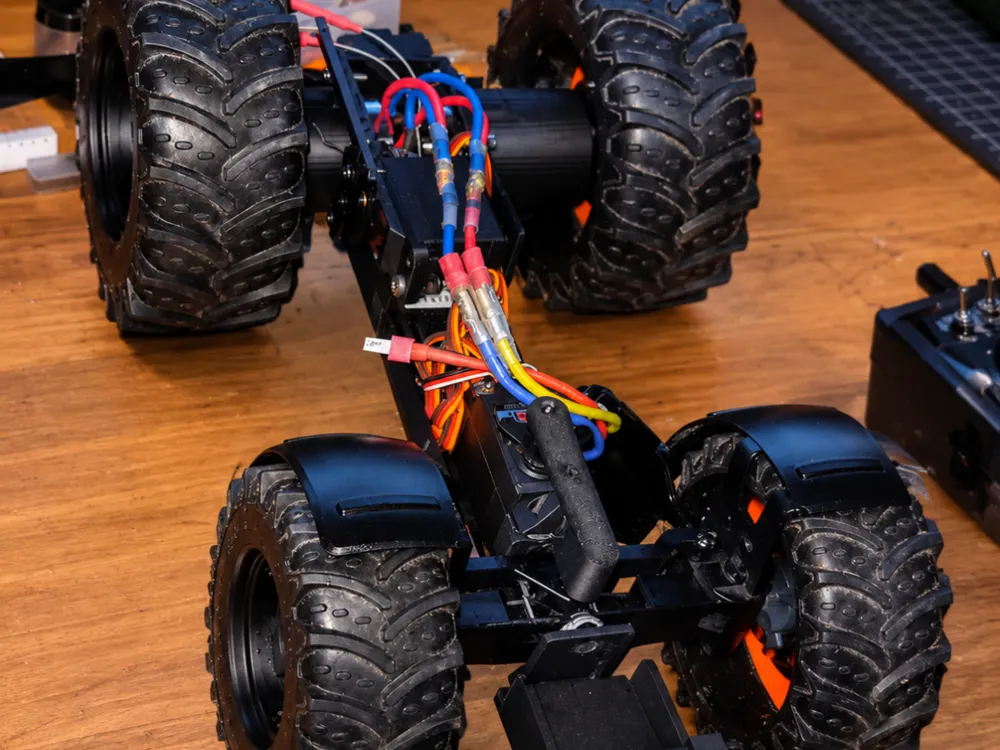 Bruder RC Tractor 1:16 – 3D Printed Chassis Frame - Free 3D Print Model ...