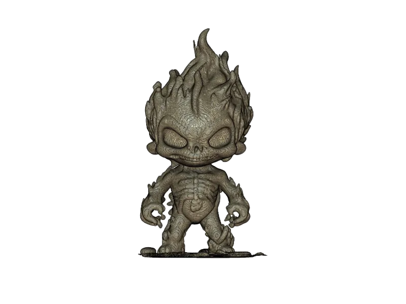 Undead Fire Elemental miniature fore board games