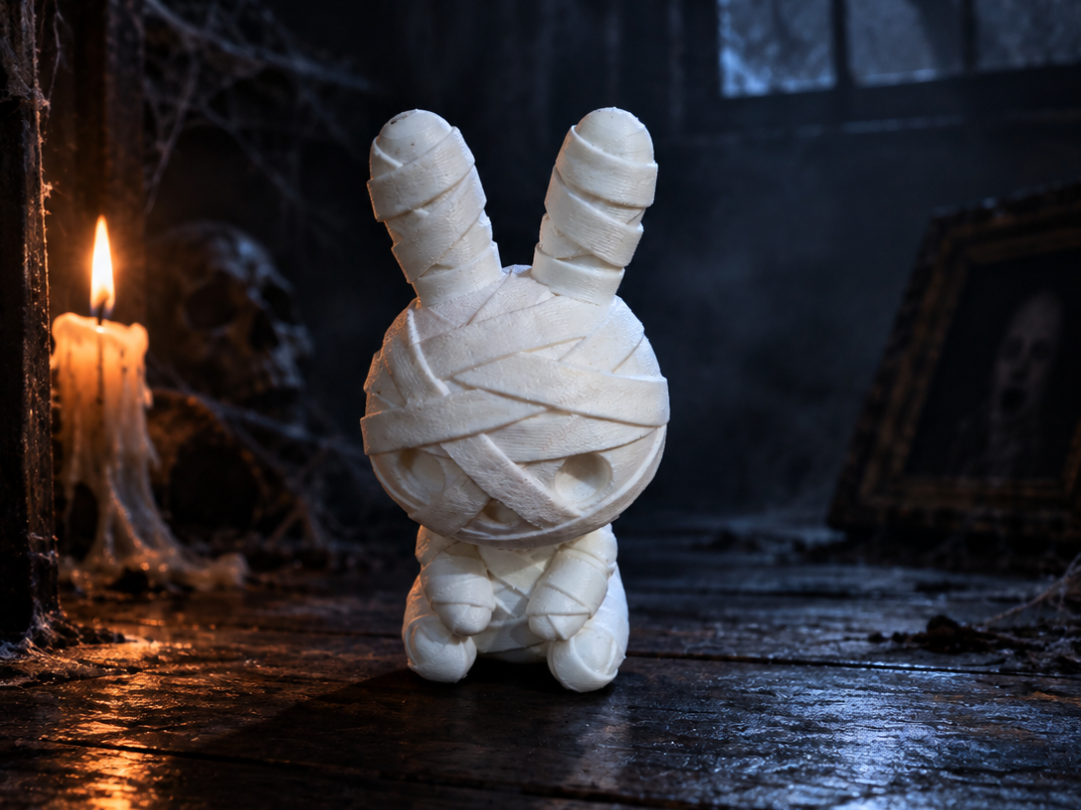 ミイラ　ウサギ　ハロウィーン 3D model