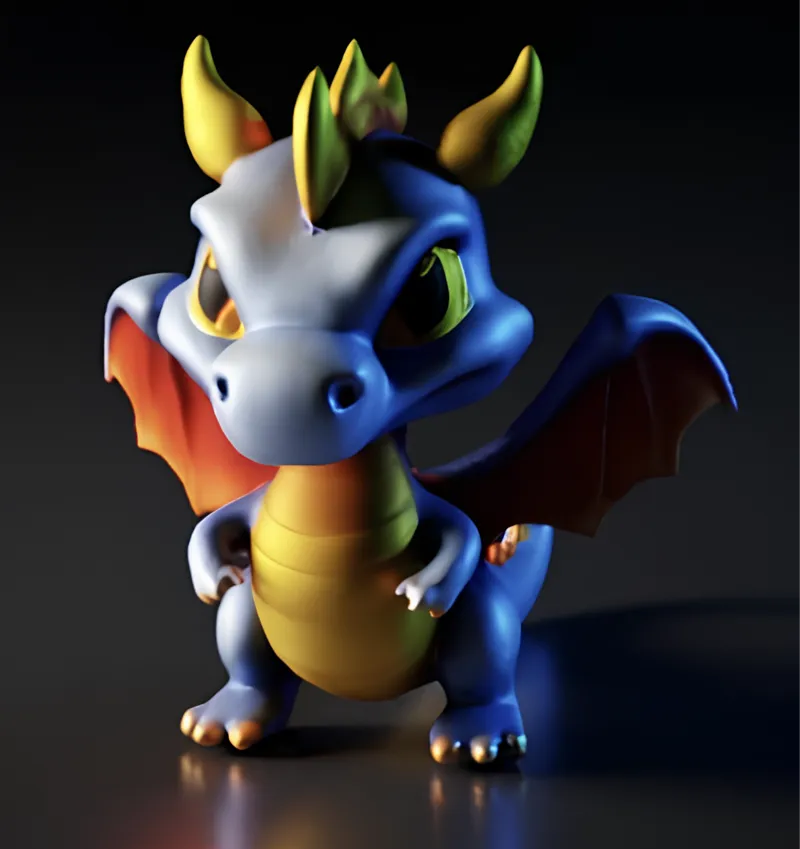 Dragomor the evil and sneaky but cute Dragon