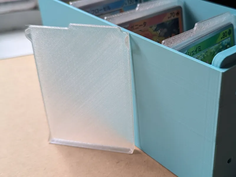 TCG Card Box Separator Insert Thick
