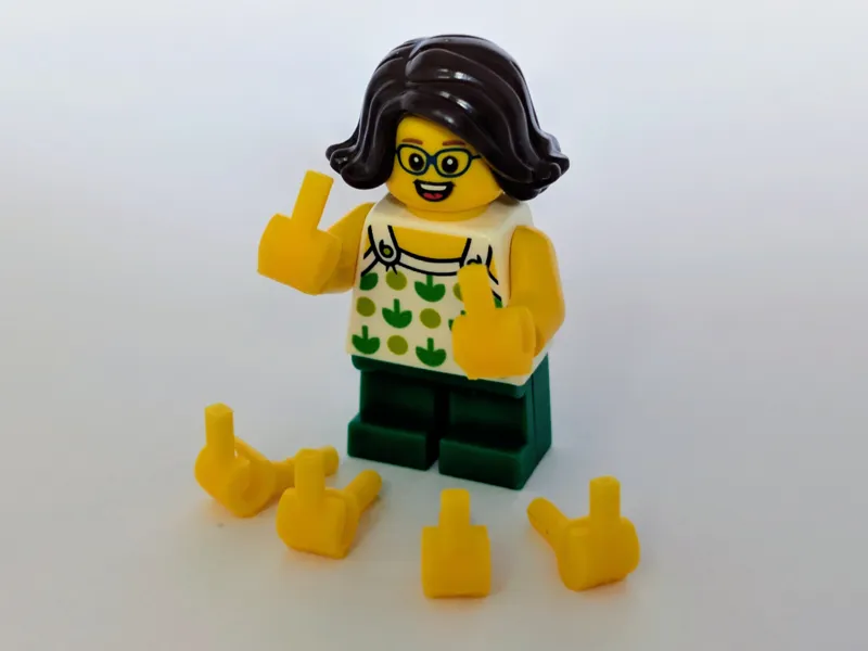LEGOs-compatible Minifigure Expressive Gesture