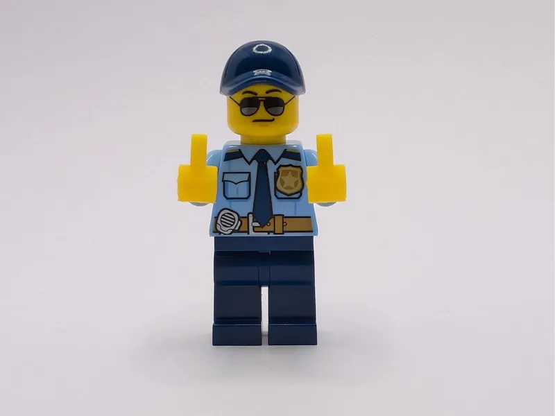 Middle Finger Gesture Hands for LEGOs Minifigures