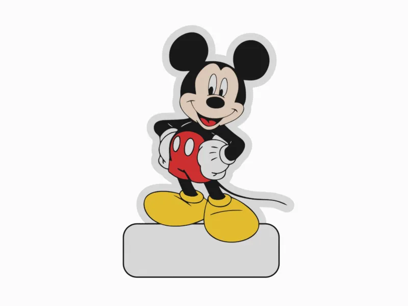 Llavero Mickey Mouse (Custom Name)