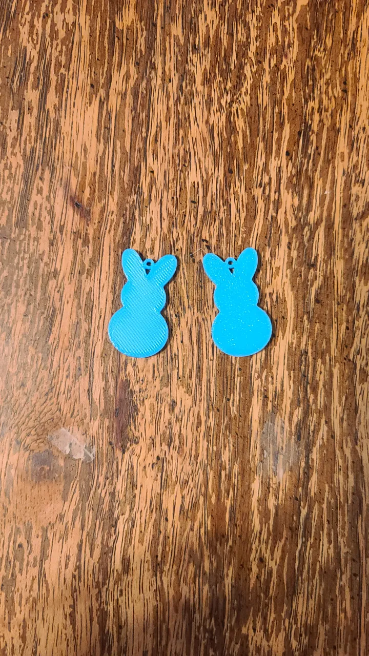 5 easter Bunny Earrings view 3
