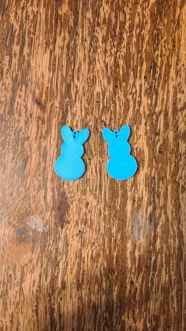 5 easter Bunny Earrings view 3