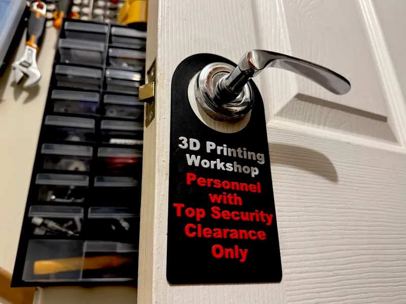 Simple door hanger (editable) V2