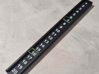 addition and subtraction table ruler