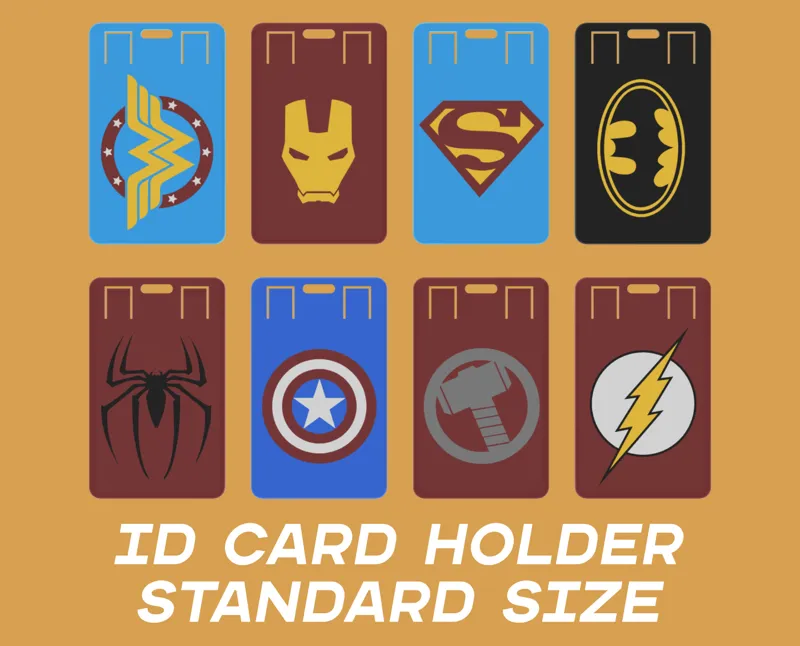 Superhero Badge Holders