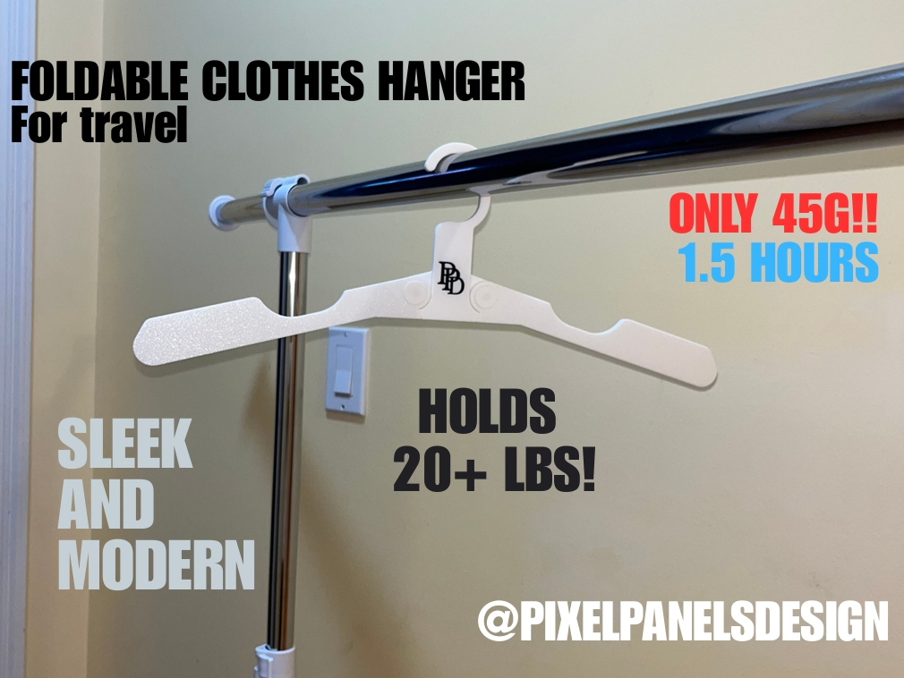 SnapHanger-Portable Folding Clothes Hanger