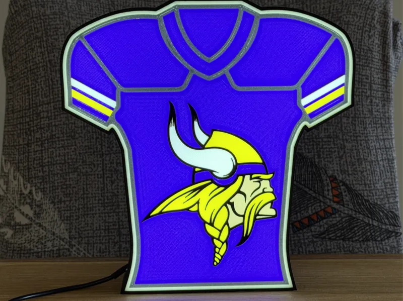 NFL Jersey Lightbox - Minnesota Vikings