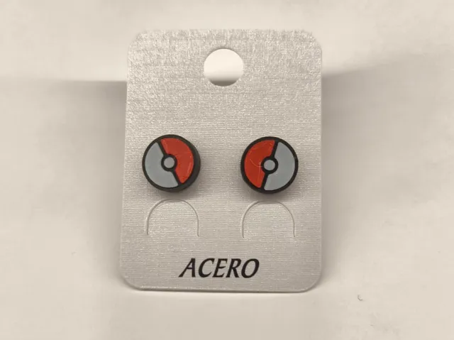 Pendiente de Boton Pokeball