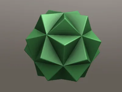 Spikey Icosahedron Container