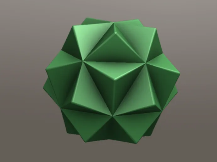 Spikey Icosahedron Container