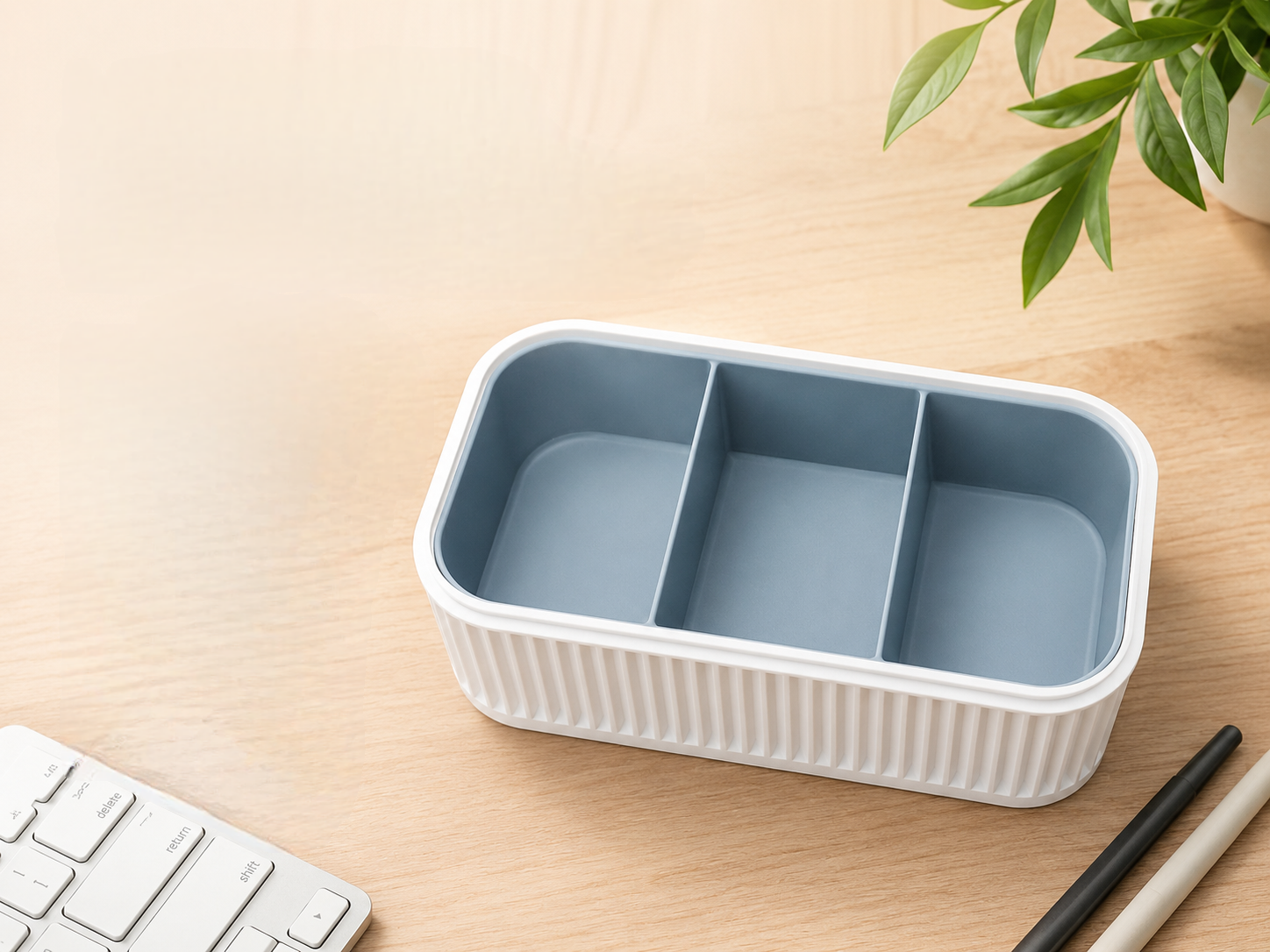 Stackable Storage Insert M 160x80 - 3-compartments