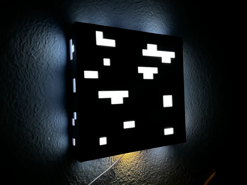Minecraft Diablock Lampe
