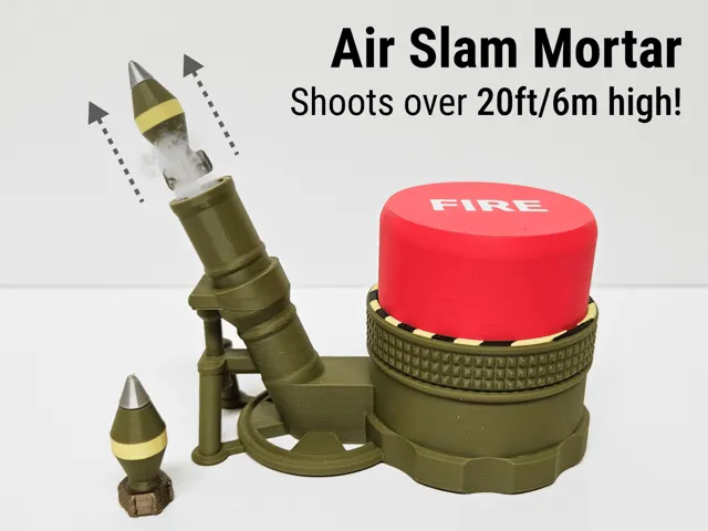 Air Slam Mortar Launcher | Over 20ft/6m High!