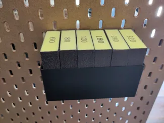 Skadis Holder for Sanding Sponges