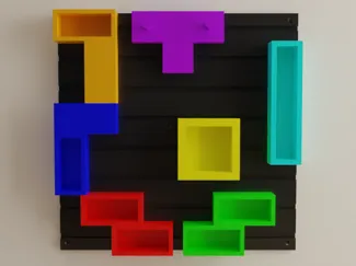 Tetris Pocket Wall — Modular Entryway Drop Zone