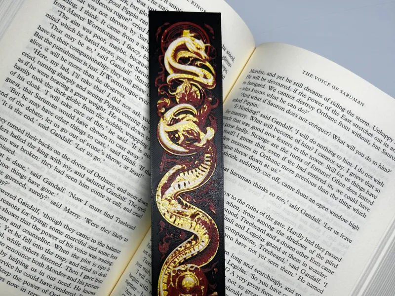 Chinese Horoscope Snake Bookmark