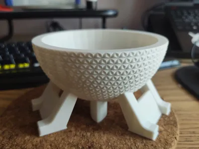 SpaceShip Earth Pot Plant