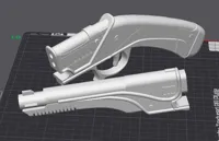 Pistolet blaster E-851 — prop sci-fi — photo 5