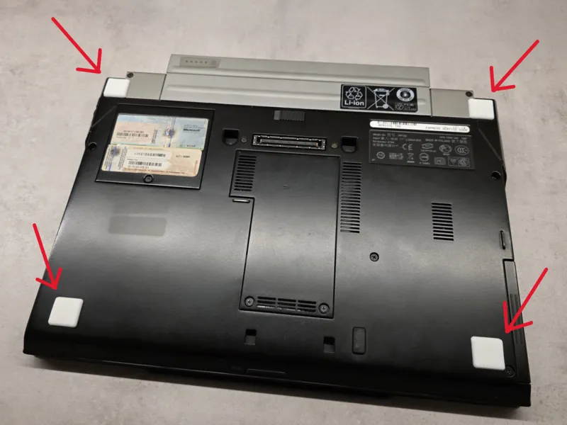 Laptop feet for Dell Latitude E4300 