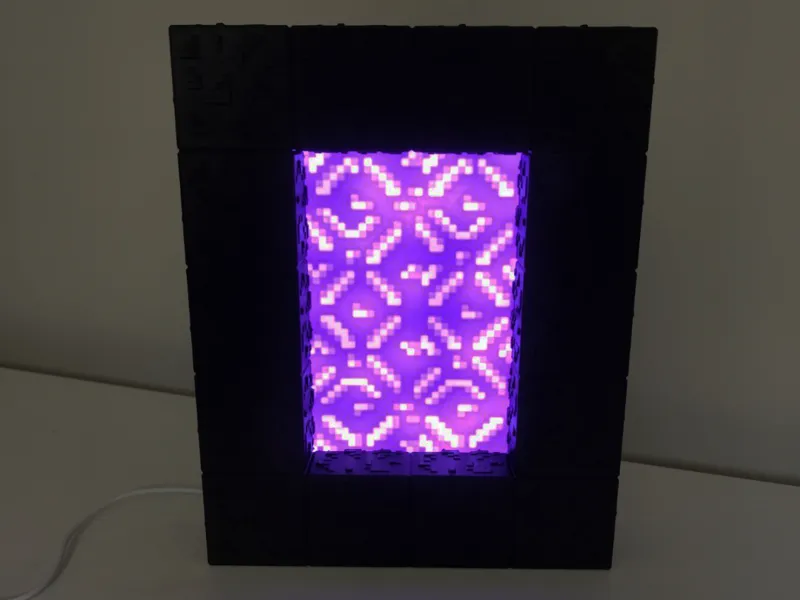 Light box/Lamp Minecraft Nether Portal