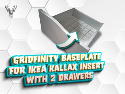 Gridfinity Baseplate for IKEA Kallax Insert