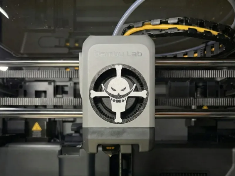 Stylish Whitebeard Fan Cover for P2S Toolhead