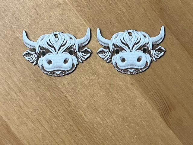 highlands cow earrings