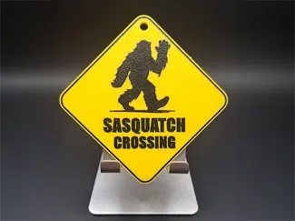 Sasquatch Crossing Sign