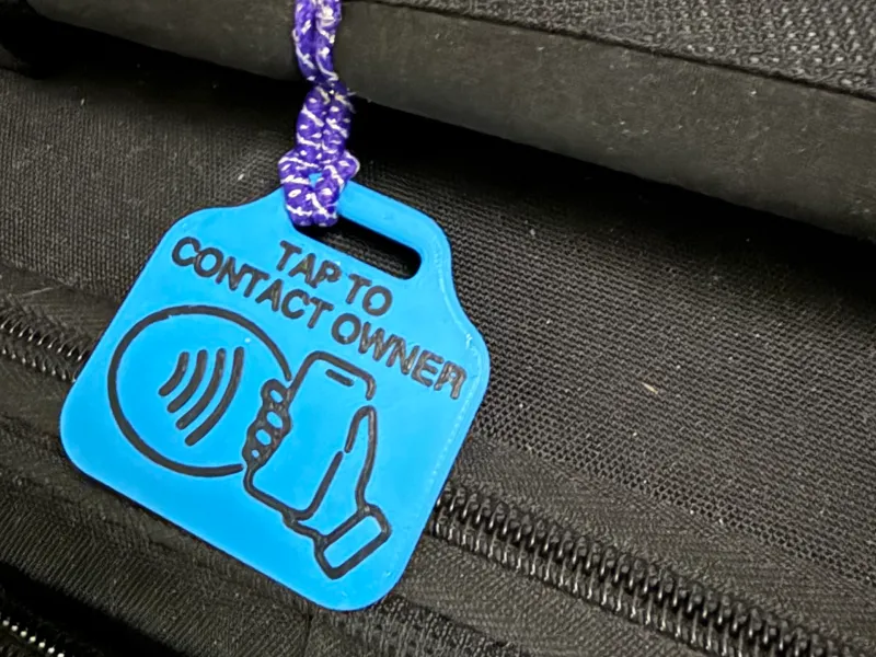 NFC Lost item tag