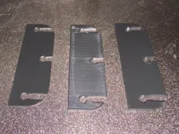 Door shims with slots