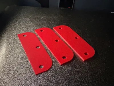 1mm 2mm 3mm Door hinge shims 88 mm x 29 mm