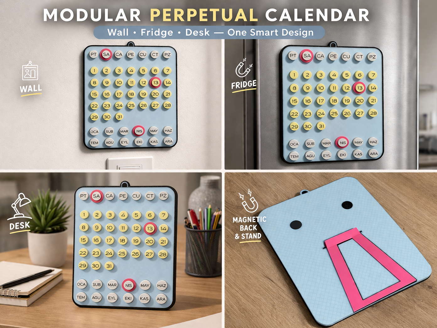 Modular Perpetual Calendar