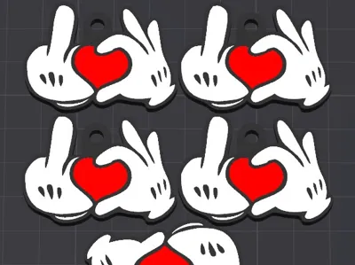 Funny Valentine's Day Keychain