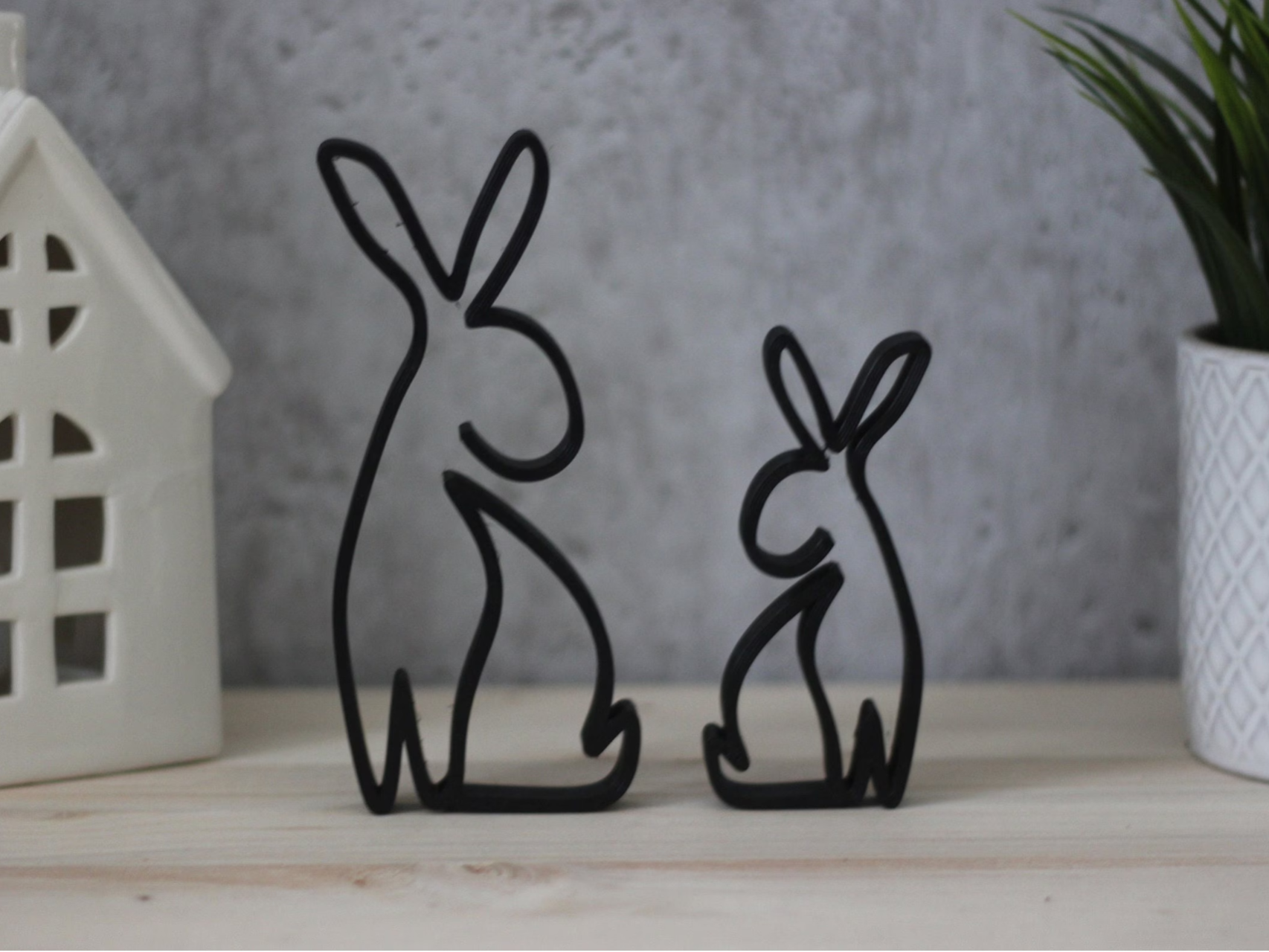 Lineart Easter Bunny