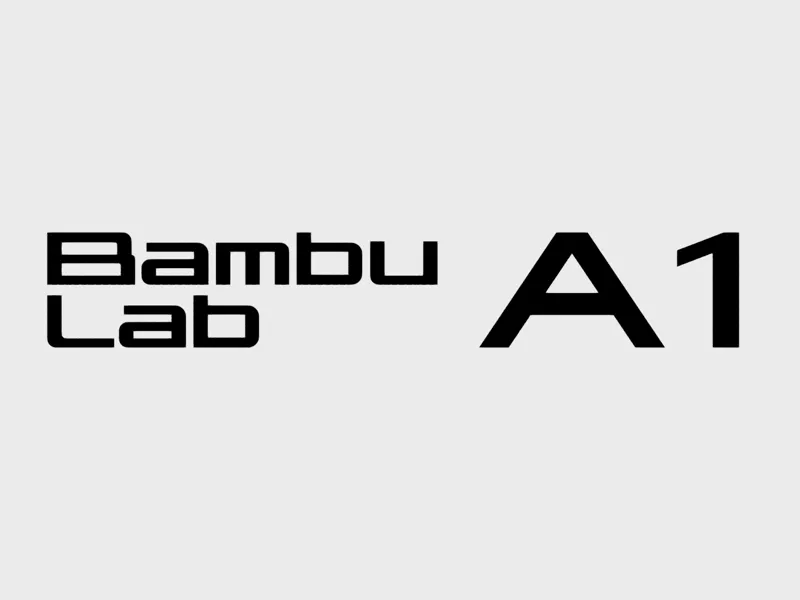 Bambu Lab A1 Logo SVG STL