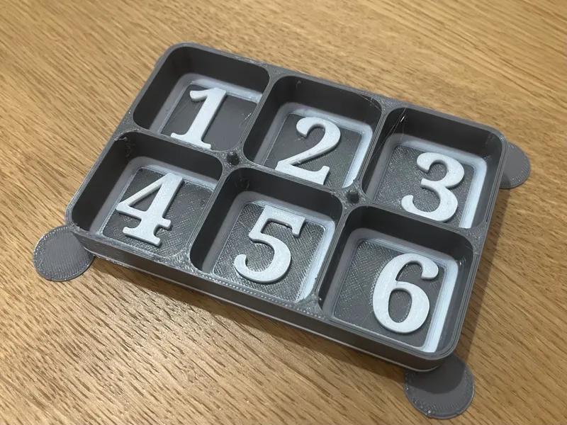 Screw Organizer with order for disassembling