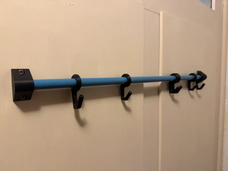 Parametrisches Garderobensystem – Haken & Halter 