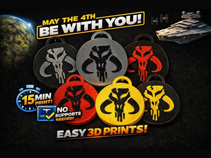 Mandalorian Keychain - May the 4th Edition