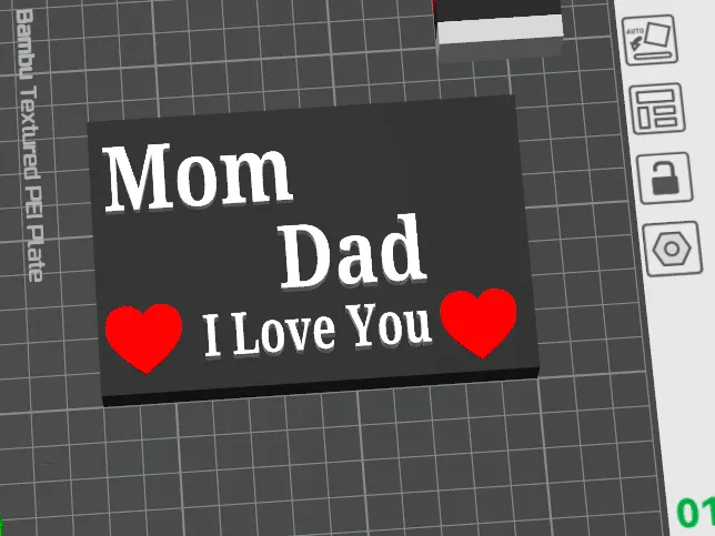 Mom Dad I Love You